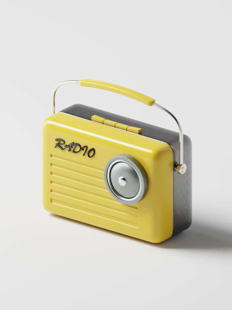 Retro Vintage Radio 3D Model