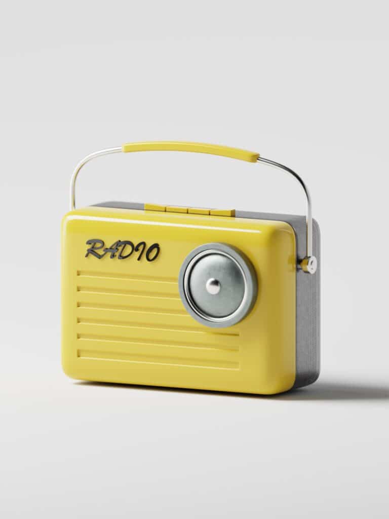 Retro Vintage Radio 3D Model