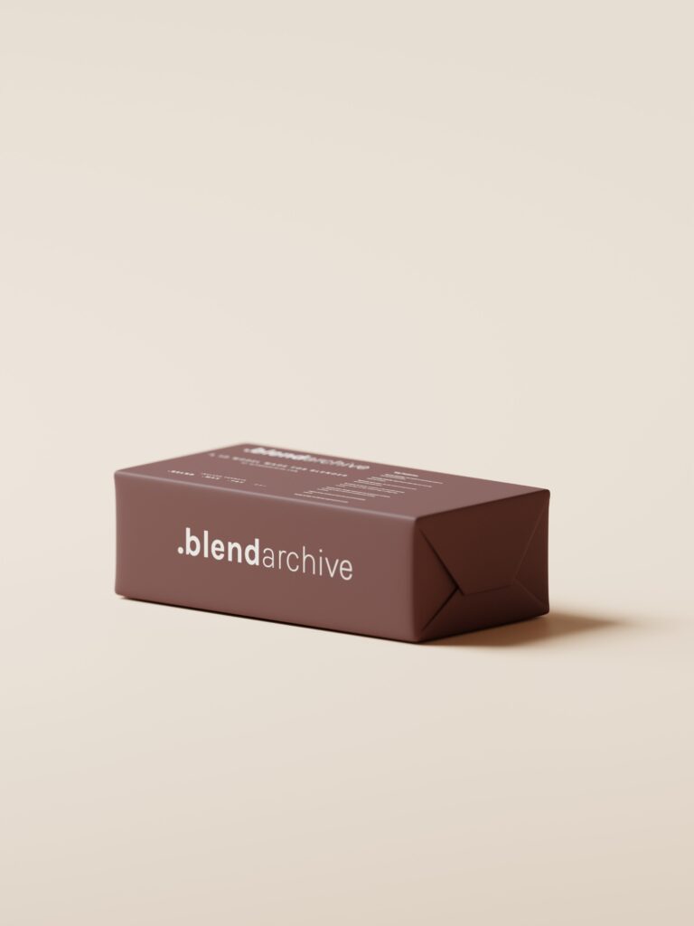 Soap Bar Packaging Blender 3D Model