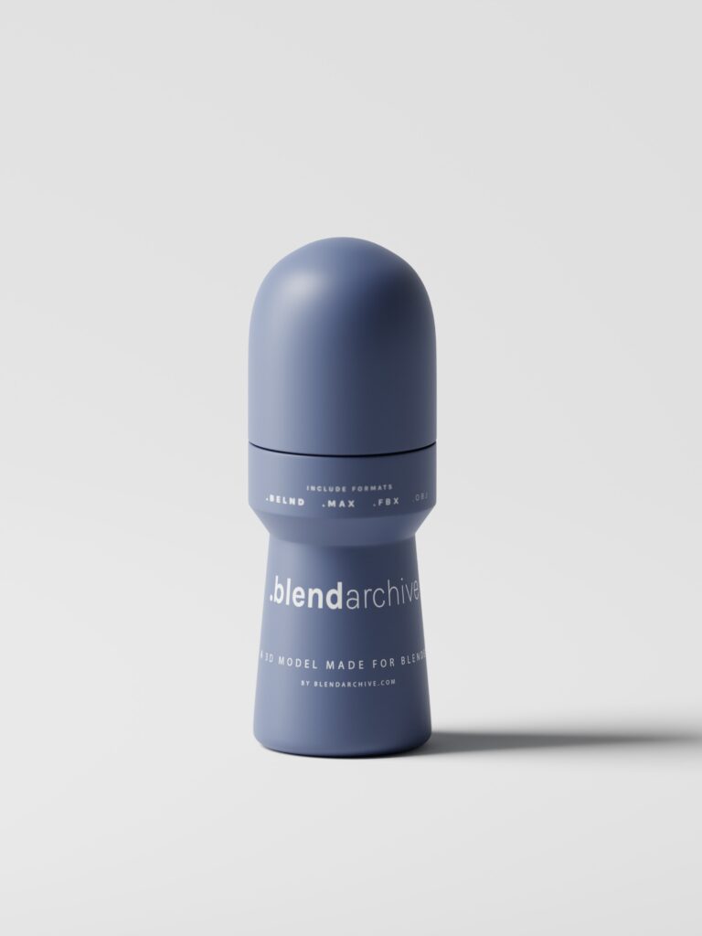 Deodorant Bottle Blender 3D Model