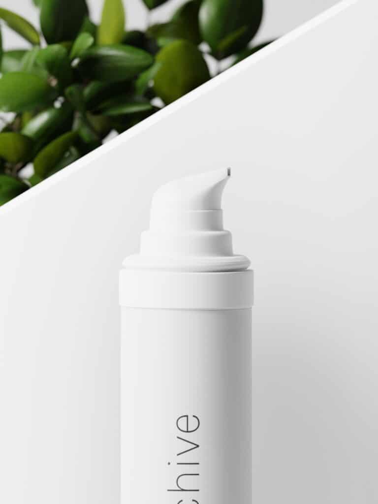 Tall Airless Pump Bottle Blender 3D Model