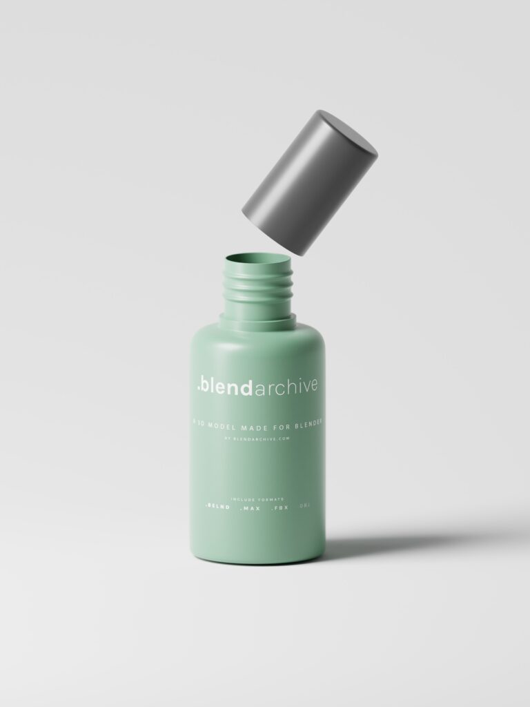 Cosmetic Bottle Blender 3D Model