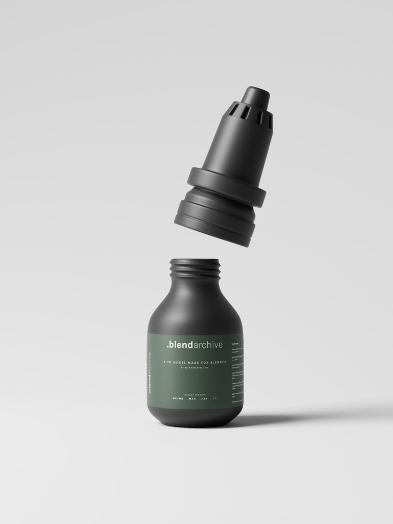 Nasal Spray Bottle Blender 3D Model