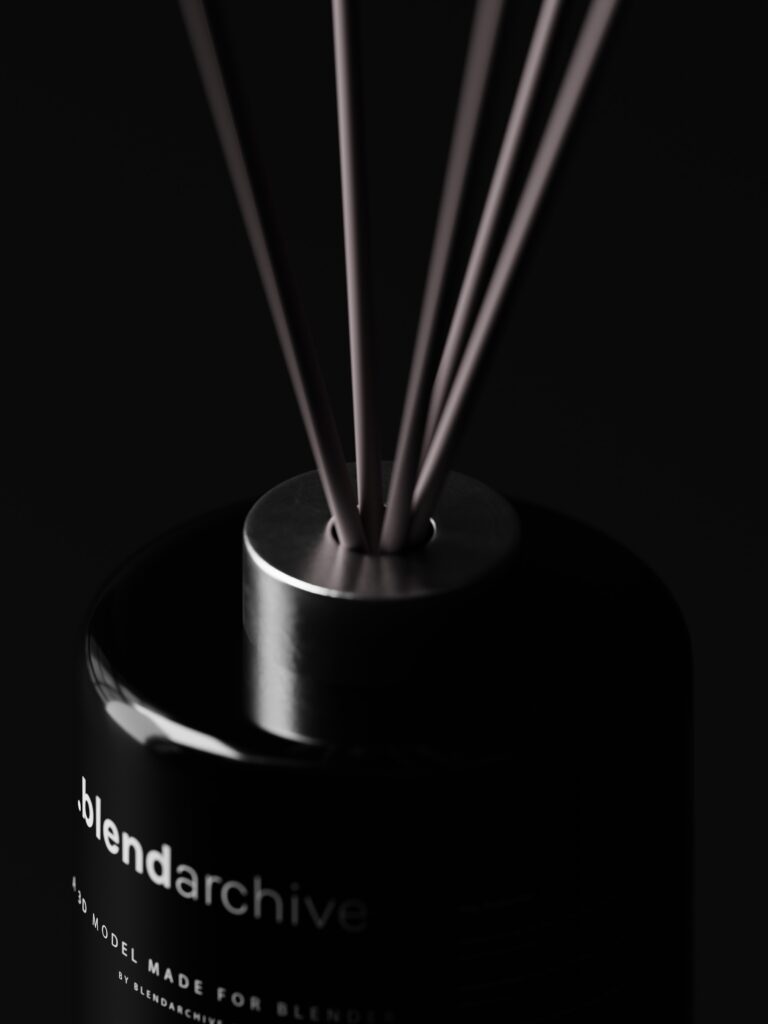 Reed Diffuser and Box Blender 3D Model
