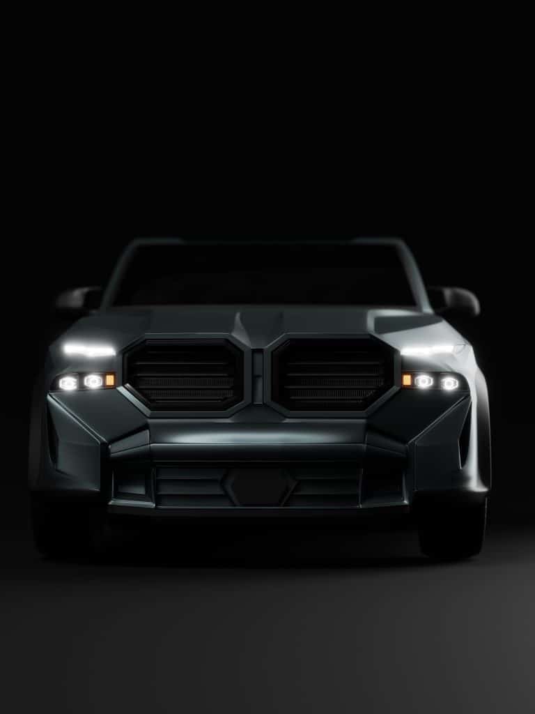 BMW XM SUV Blender 3D Model