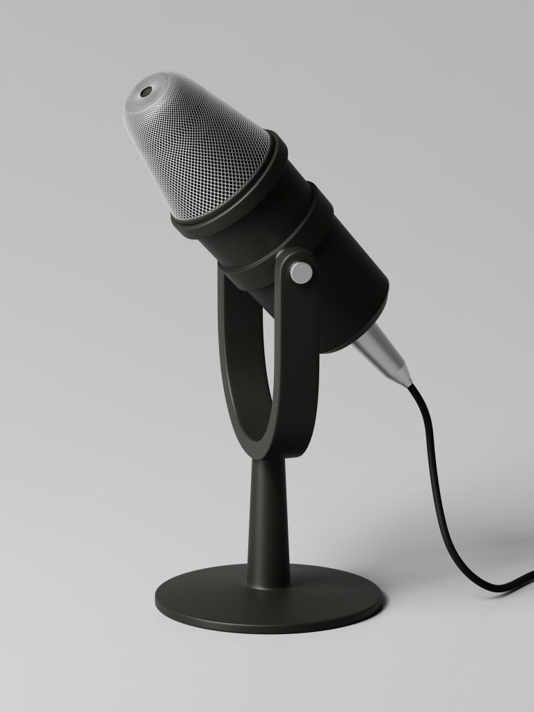 Microphone Blender 3D Model