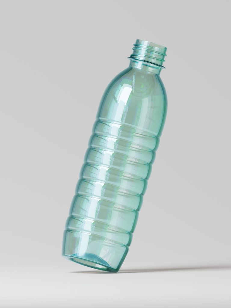 Plastic Water Bottle Blender 3D Model