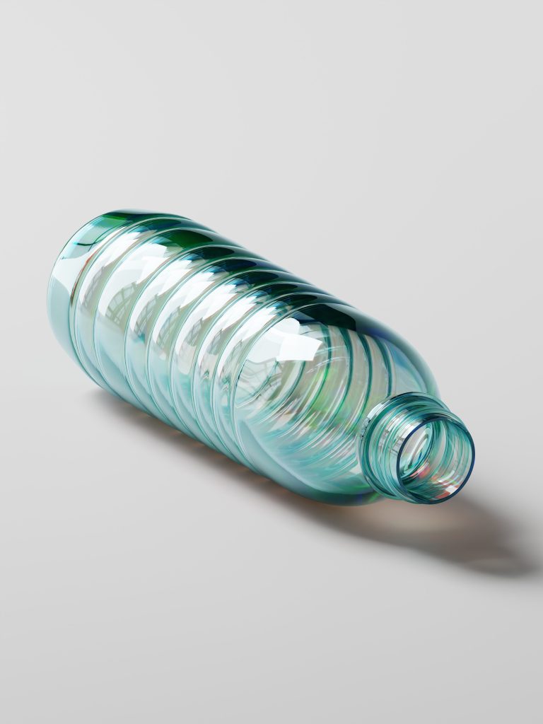 Plastic Water Bottle Blender 3D Model