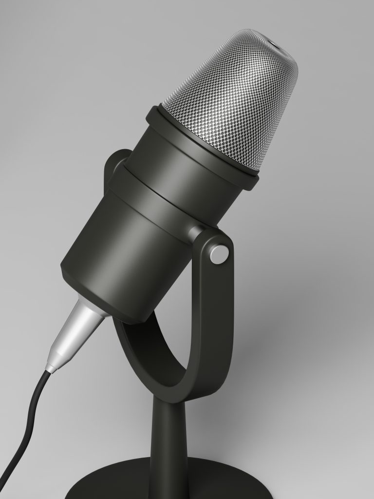Microphone Blender 3D Model