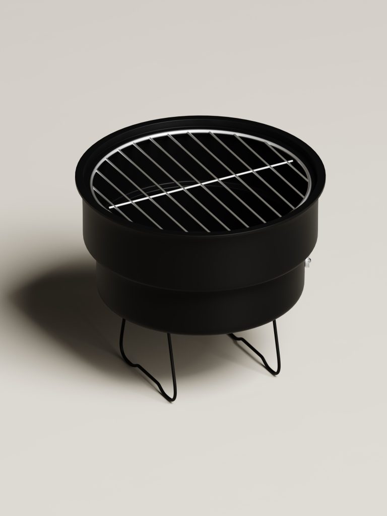 Portable BBQ Grill Blender 3D Model