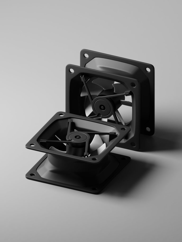 PC Cooling Fan Blender 3D Model